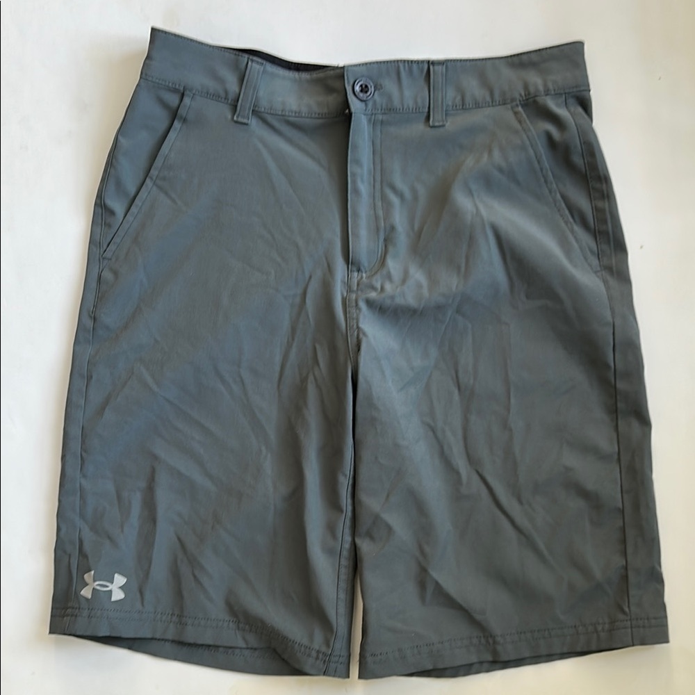 Under Armour Gray Performance Shorts Athletic Fit